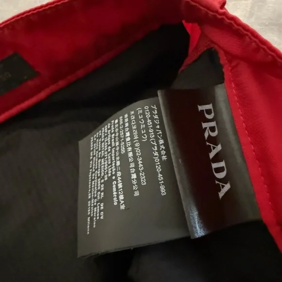 Prada Red Dress Pants with Straight Leg Design - Picture 3 of 5